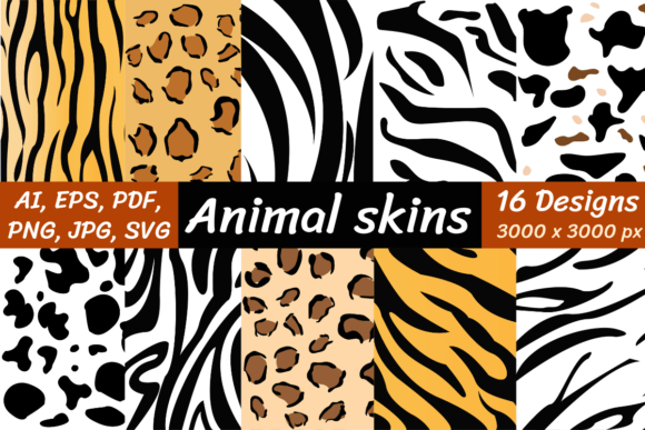 Animal Prints and Animal Skins: A Creative Resource for Designers and Artists
