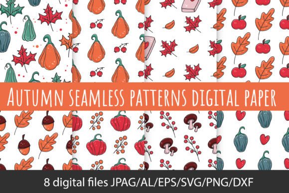 Autumn Seamless Digital Paper: A Versatile Resource for Designers and Creators
