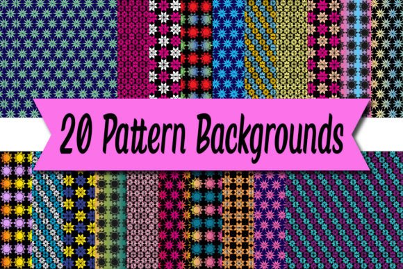 Pattern Backgrounds 2: A Versatile Resource for Creative Designers