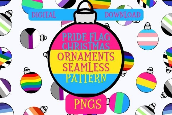 Pride Flag Christmas Ornaments