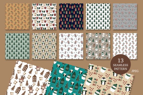 Seamless Pattern Christmas Animal: A Versatile Design for Every Project