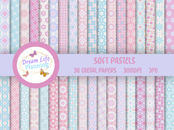 Soft Pastels Digital Papers